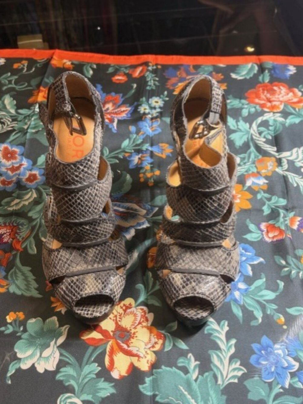 Michael Kors snake platforms